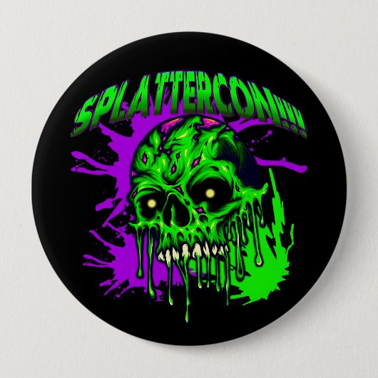 Dresden Fans SplatterCon Button (Vorderseite)