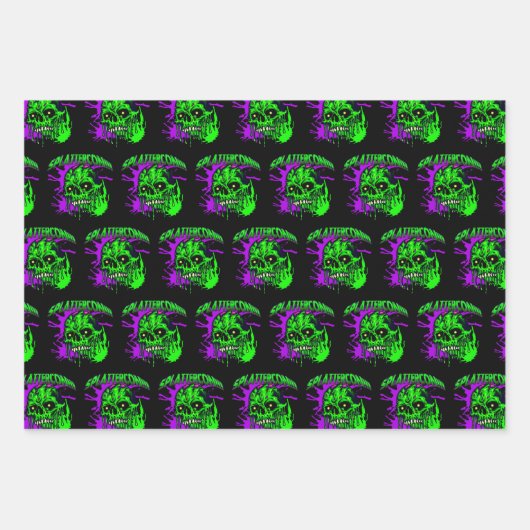 Dresden Fans SplatterCon Collection Geschenkpapier Set (Vorderseite)