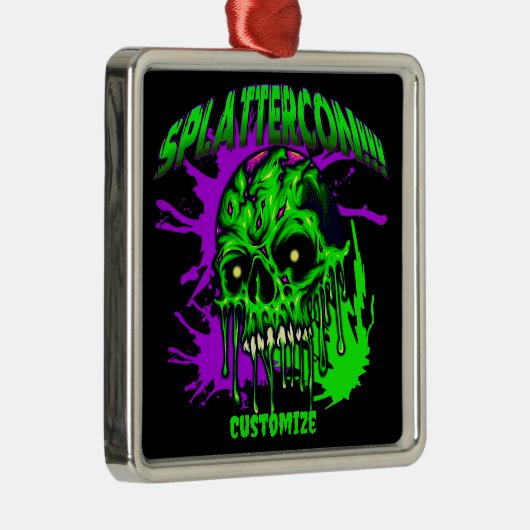 Dresden Fans SplatterCon Ornament Aus Metall (Rechts)