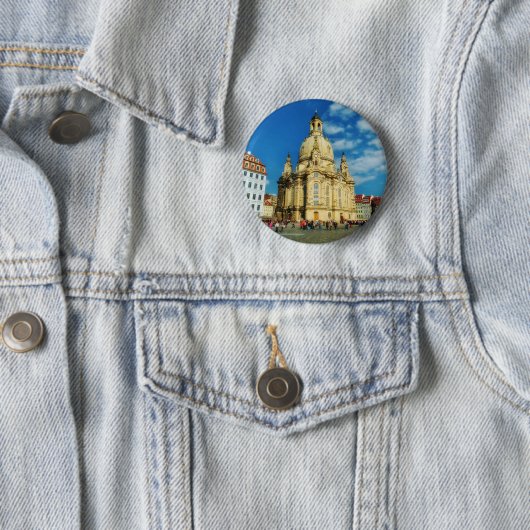 Dresden Frauenkirche Button (Beispiel)