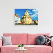 Dresden Frauenkirche Leinwanddruck (Insitu (Wohnzimmer))