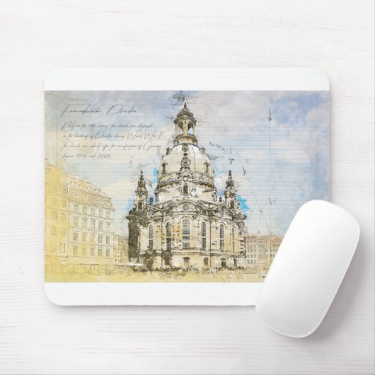 Dresden Frauenkirche Mousepad (Mit Mouse)
