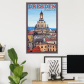 Dresden Frauenkirche Poster (Heimbüro)