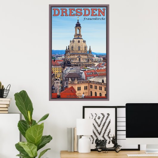 Dresden Frauenkirche Poster (Heimbüro)