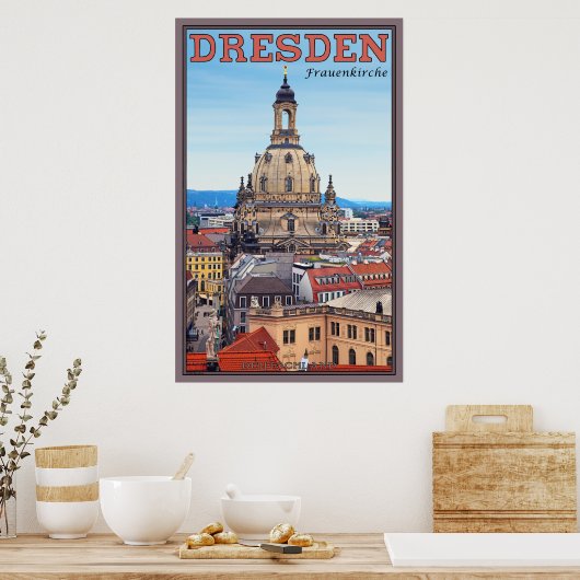 Dresden Frauenkirche Poster (Küche)