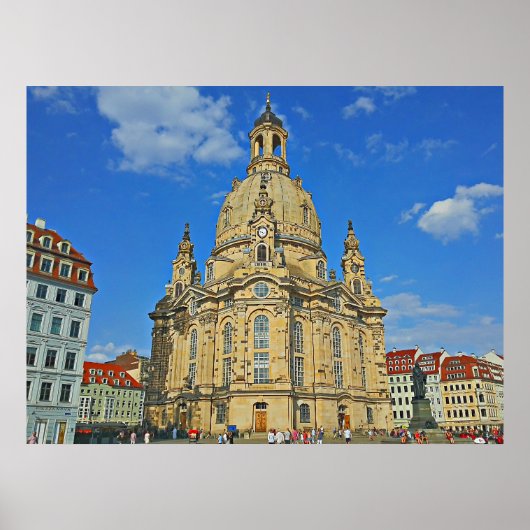 Dresden Frauenkirche Poster (Vorne)