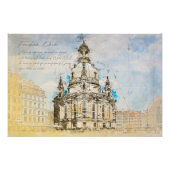 Dresden Frauenkirche Poster (Vorderseite)