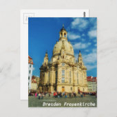 Dresden Frauenkirche Postkarte (Vorne/Hinten)