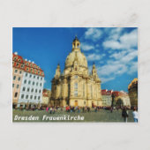 Dresden Frauenkirche Postkarte (Vorderseite)