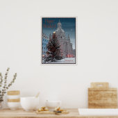 Dresden - Frauenkirche Tannenbaum - HH WB Poster (Küche)