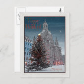 Dresden - Frauenkirche Tannenbaum - HH WB Postkarte (Vorne/Hinten)