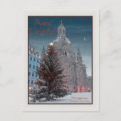 Dresden - Frauenkirche Tannenbaum - MC WB Postkarte (Vorderseite)