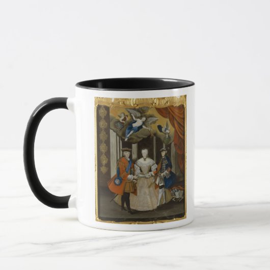 Dresden-FriedensAllegorie, 1745 Tasse (Links)