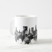 Dresden Germany Skyline BW Kaffeetasse (Vorderseite Links)