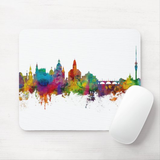 Dresden Germany Skyline Mousepad (Mit Mouse)