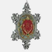 Dresden 'Lordly' Snowflake Rahmen Ornament (Links)