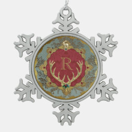 Dresden 'Lordly' Snowflake Rahmen Ornament