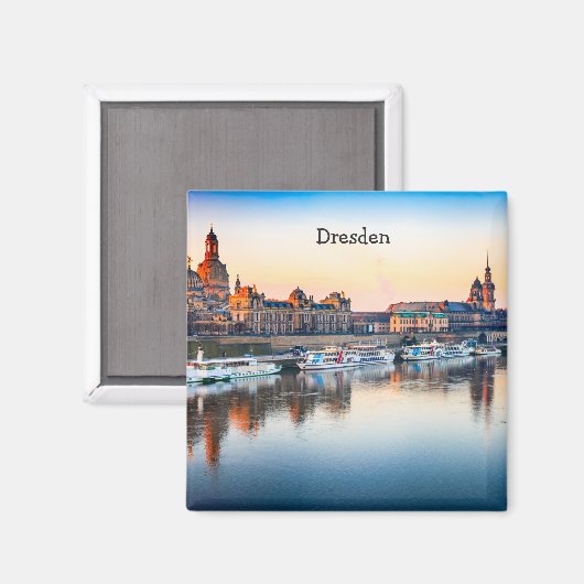 Dresden Magnet (Vorderseite/Rückseite)
