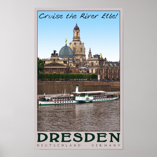 Dresden - On the Elbe Poster (Vorne)