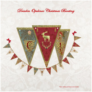 Dresden Opulence Weihnachten Wimpelkette