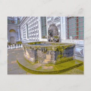 Dresden Schloss Löwenbrunnen, Deutschland Postkarte