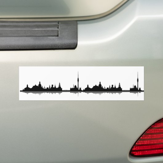 Dresden Skyline Aufkleber Autoaufkleber (Auf Auto)