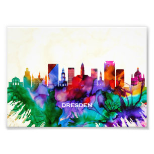 Dresden Skyline Fotodruck