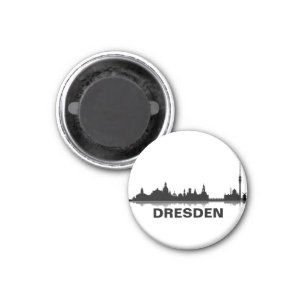 Dresden Skyline Kühlschrank Magnet