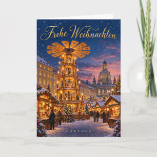 Dresden Striezelmarkt Frohe Weihnachten