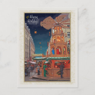 Dresden - Weihnachtspyramide - HH W Postkarte
