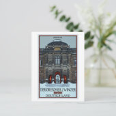 Dresden - Zwinger Palace Winter P Postkarte (Stehend Vorderseite)