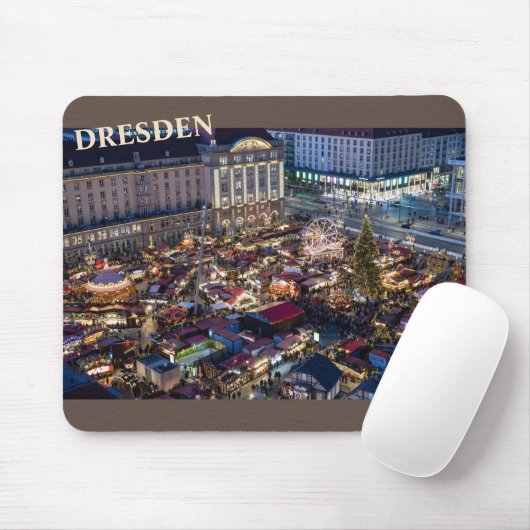 Dresdener Weihnachtsmarkt Mousepad (Mit Mouse)