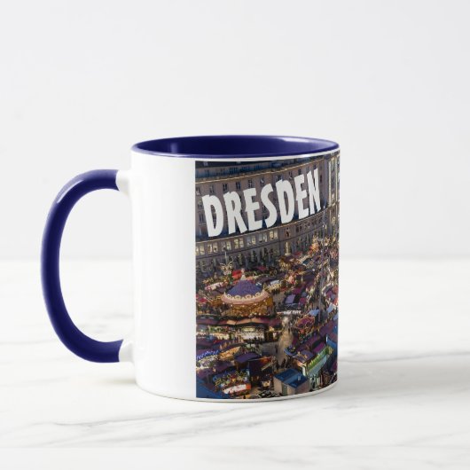 Dresdener Weihnachtsmarkt Tasse (Links)