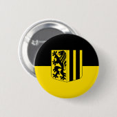 Dresdner Emblem Deutschland Fahne Symbol Wappen Button (Vorne & Hinten)