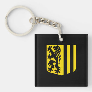 Dresdner Emblem Deutschland Flagge Symbol Wappen Schlüsselanhänger