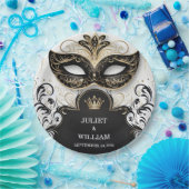 Dress Code Prom Kostümmasquerade Ball Hochzeit Pappteller (Party)