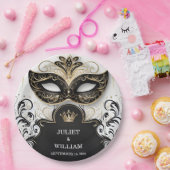 Dress Code Prom Kostümmasquerade Ball Hochzeit Pappteller (Party)