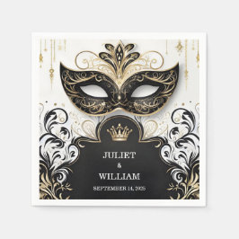 Dress Code Prom Kostümmasquerade Ball Hochzeit Serviette