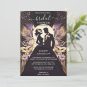 Dress-Code Prom Masquerade Ball Brautparty abrufen Einladung (Stehend Vorderseite)