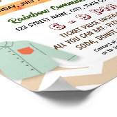 Dress down Day Event Flyer Plakatvorlage Poster (Ecke)