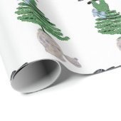 Dress Fashion Topiary Ginger Glas Geschenkpapier (Rolleneckpunkt)