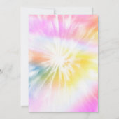 Dress for chess - Gefärbte Krawatte Party Einladung (Rückseite)