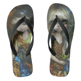 "Dress of Sinners, Dress of Saints" Badesandalen