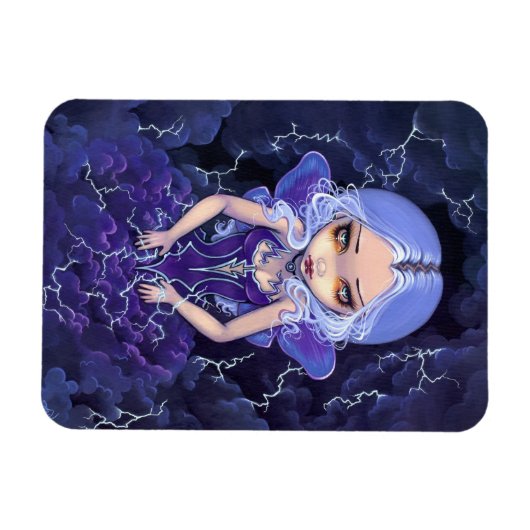 "Dress of Storms" Flex Magnet (Horizontal)