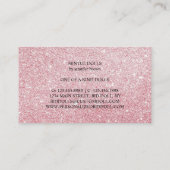 Dress Rose Gold Seamstress Schneider Visitenkarte (Rückseite)