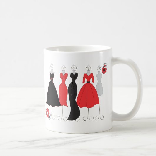 Dress Shop-Daisy Thema Kaffeetasse (Rechts)