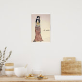 Dress the part, Shy maiden Poster (Küche)