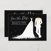 Dress & Tux - 3x5 Einladung (Vorne/Hinten)