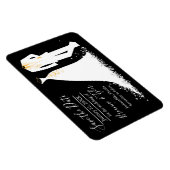 Dress & Tux - 4x6 Speichern Sie das Date Magnet (Rechte Seite)