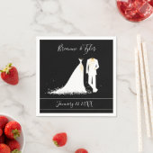 Dress & Tux - Cocktail Napkin Serviette (Beispiel)